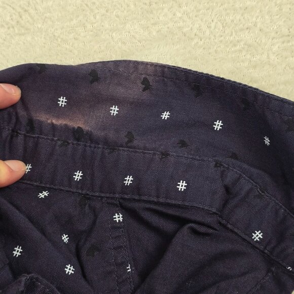 Bit and Bridle Shirt Womens Large Button Down Navy Blue Horse Equestrian Ranch - Picture 11 of 13